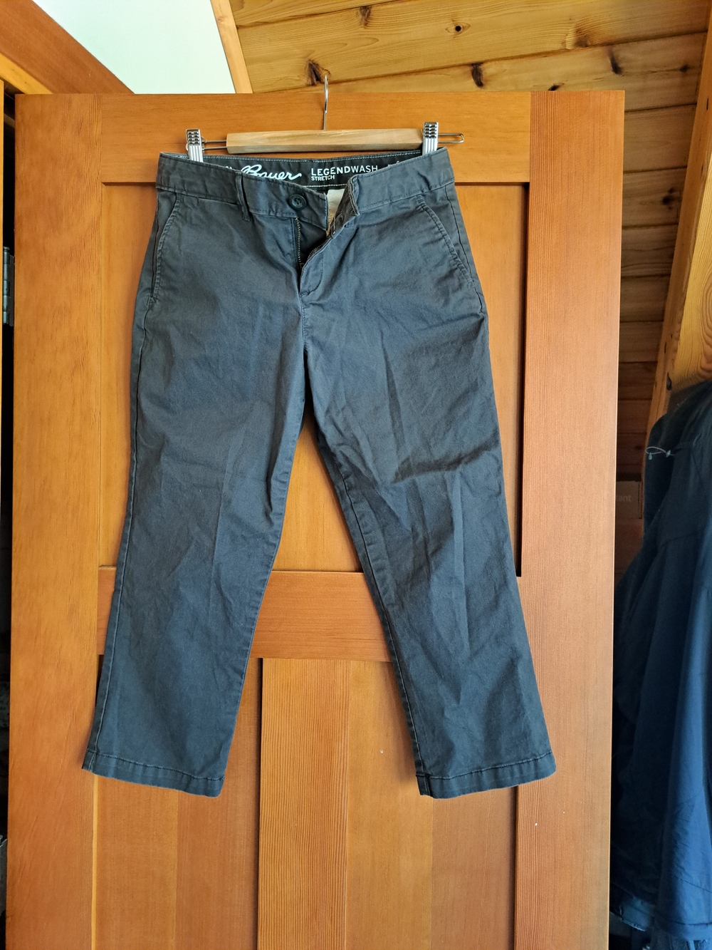 Eddie Bauer Charcoal Capris